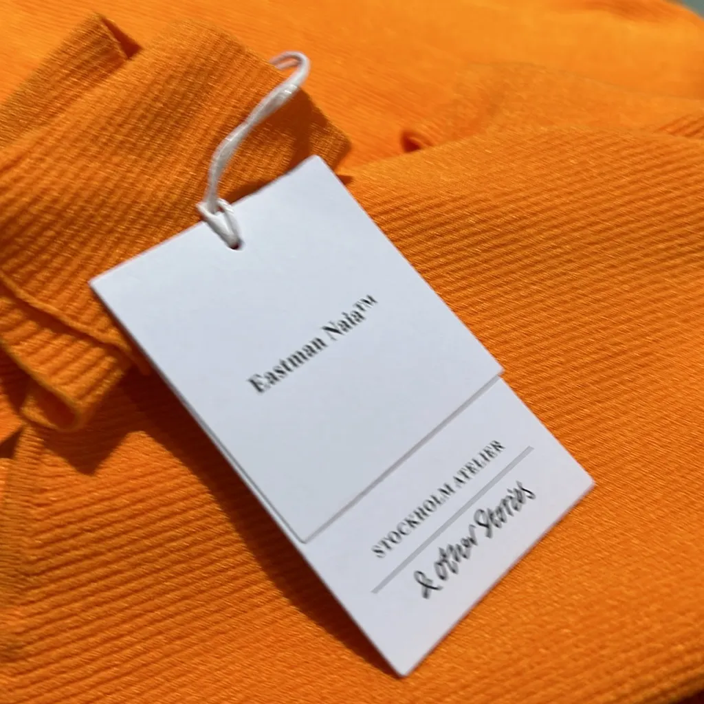 NWT & OTHER STORIES X Anthropologie Fitted Keyhole Midi Dress - Image 7