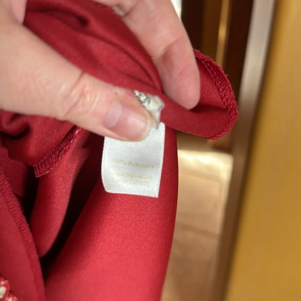 Bar III Maroon Floral Stretch Faux Wrap Sleeveless Dress Size XXL - Image 3