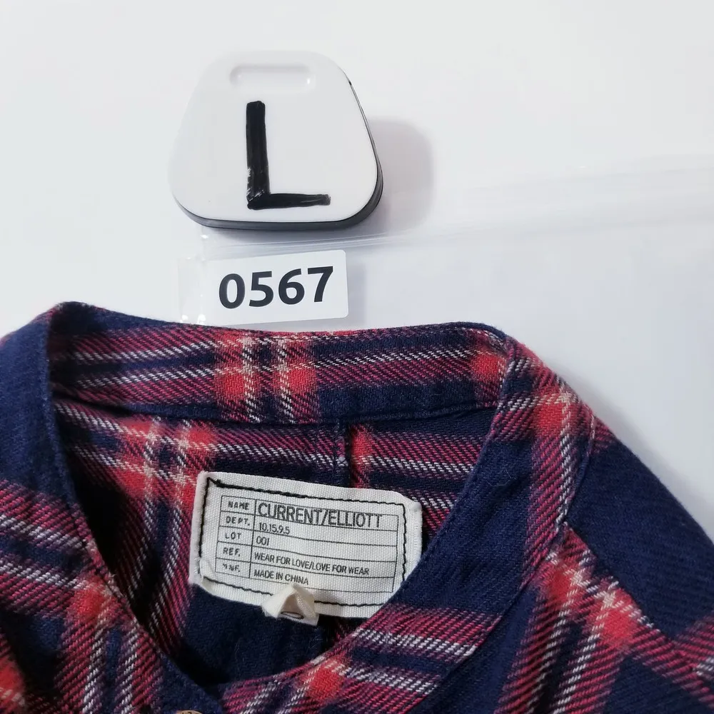 Current/Elliott Plaid Flannel Dress - Image 13