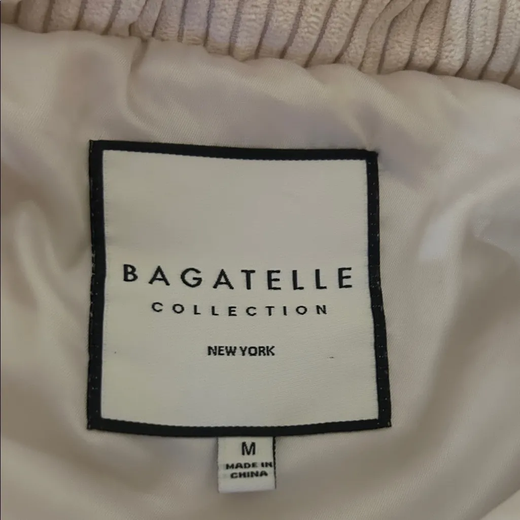 Bagatelle Cream Quilted Hooded Vest - Image 2