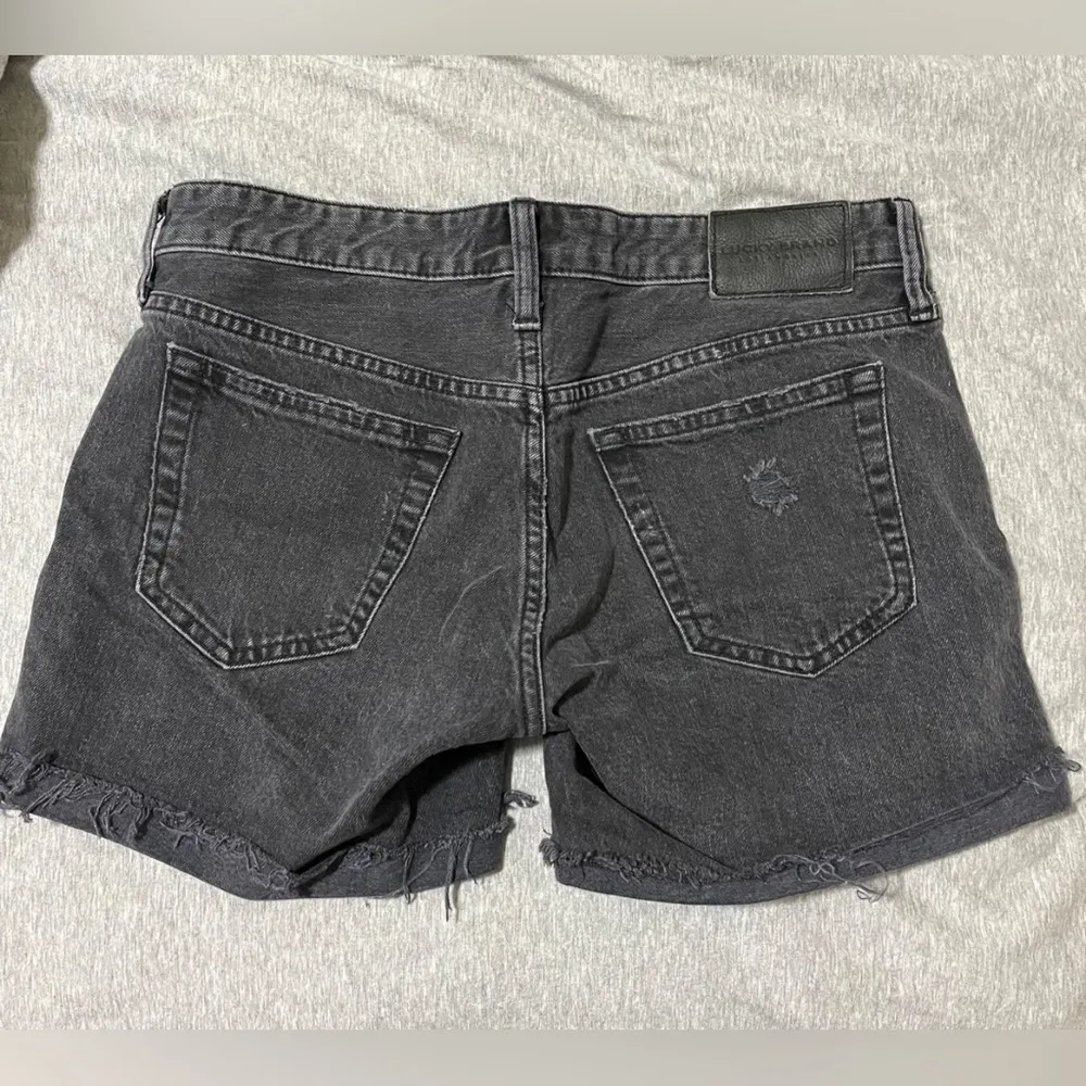 Lucky Brand Mid Rise Boy Short Jean Shorts - Image 2