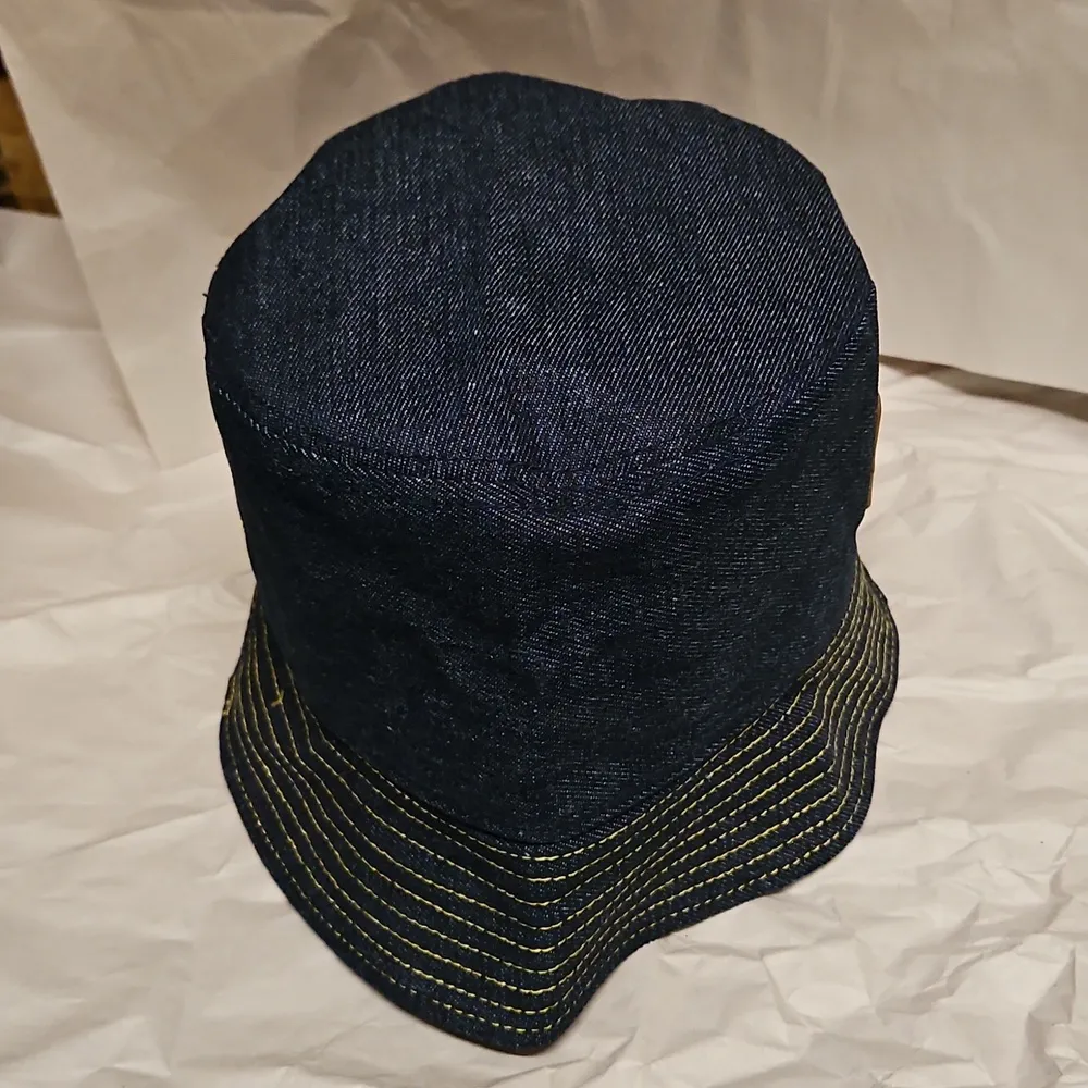 NIP! Jean Paul Gaultier 'Bob' Denim Bucket Hat Mens Or Womens - Image 5