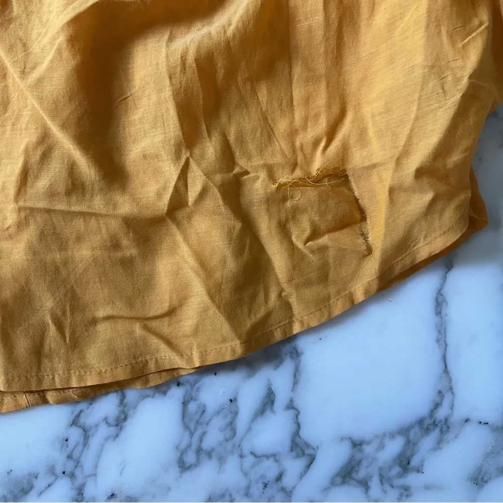 NWT Madewell Balloon Sleeve Top in Pollen XS tear from sensor sew or incl patch - Image 6