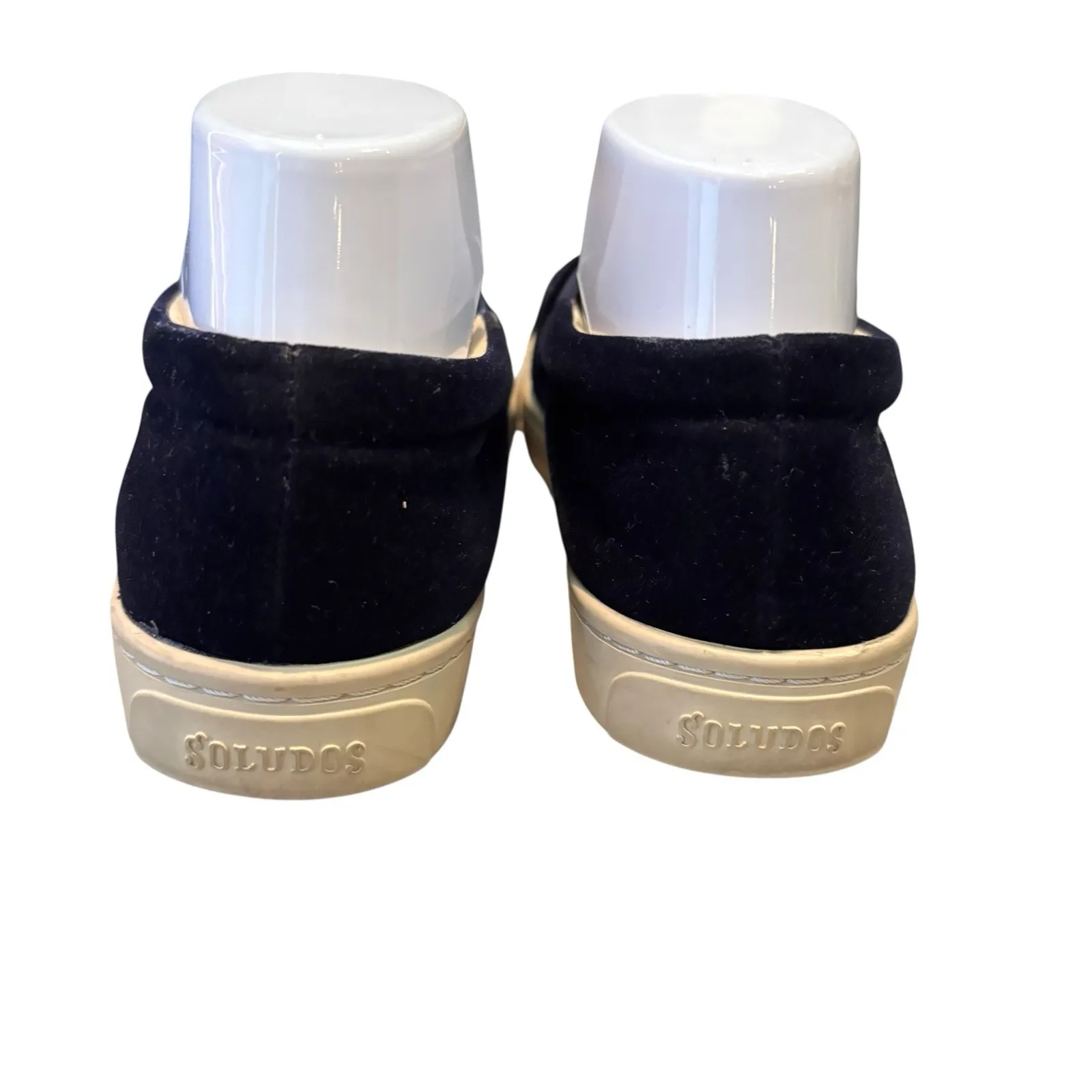 Soludos Blue Velvet Llama Slip On Sneakers US 7.5  EU 38 Casual‎ Shoes - Image 5