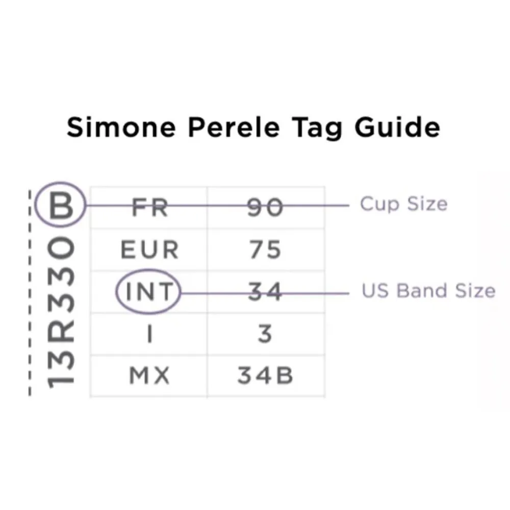 NWT Simone Perele Karma Sheer Lace Demi Ivory White Bra Size 32E - Image 5