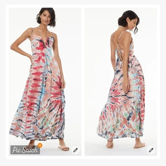 Young Fabulous & Broke Haisley Tie Dye Maxi Sundress - Image 2