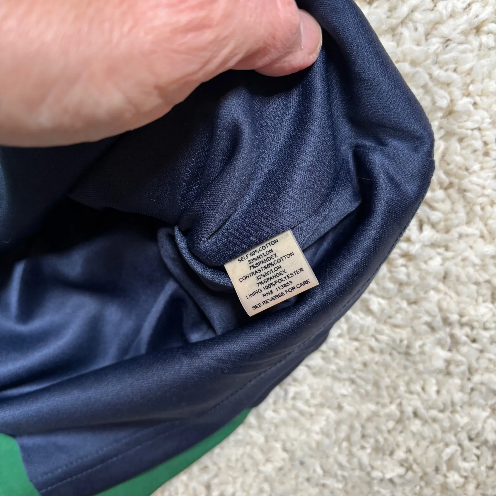 41 Hawthorn Colorblock Sheath Dress Green Navy XL Sleeveless Business Casual - Image 4