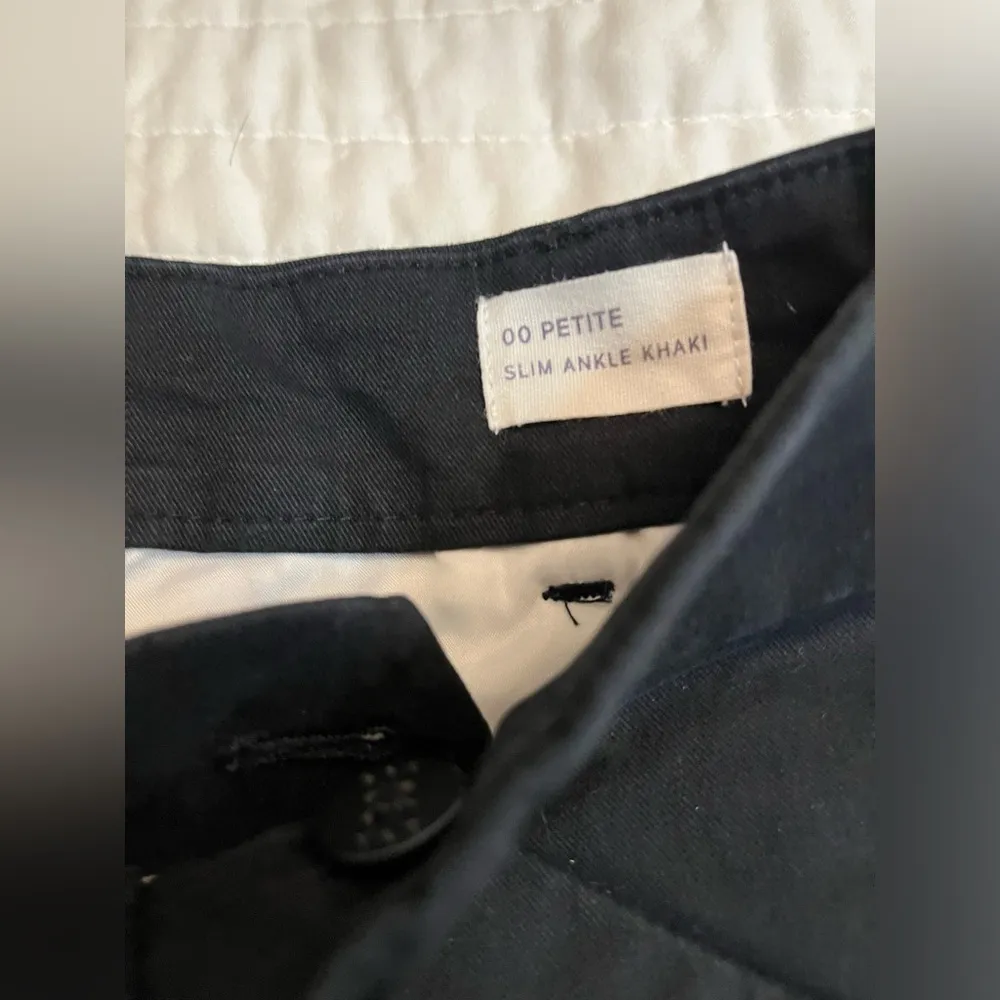 Gap  slim ankle khaki pants black - Image 5