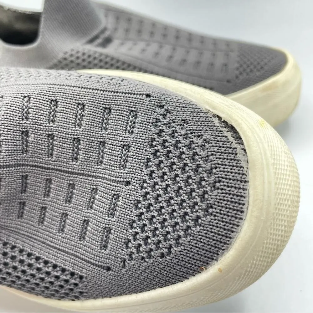 Steve Madden Grey Stretch Slip On Fashion Sneakers Womens 7.5 - Image 3