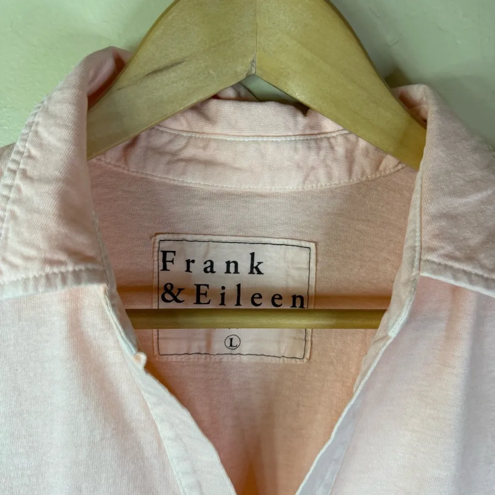 Frank & Eileen Womens Size Large Lauren Peach Color Mini Dress Classic Staple - Image 3