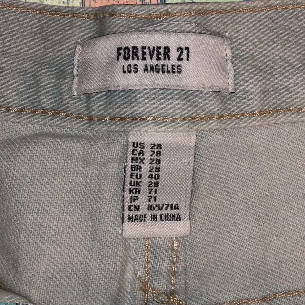 Forever 21 jean shorts - Image 4