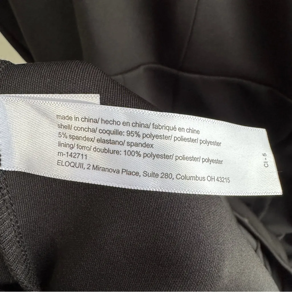 Eloquii black sweetheart neckline sheath dress size 18 - Image 6