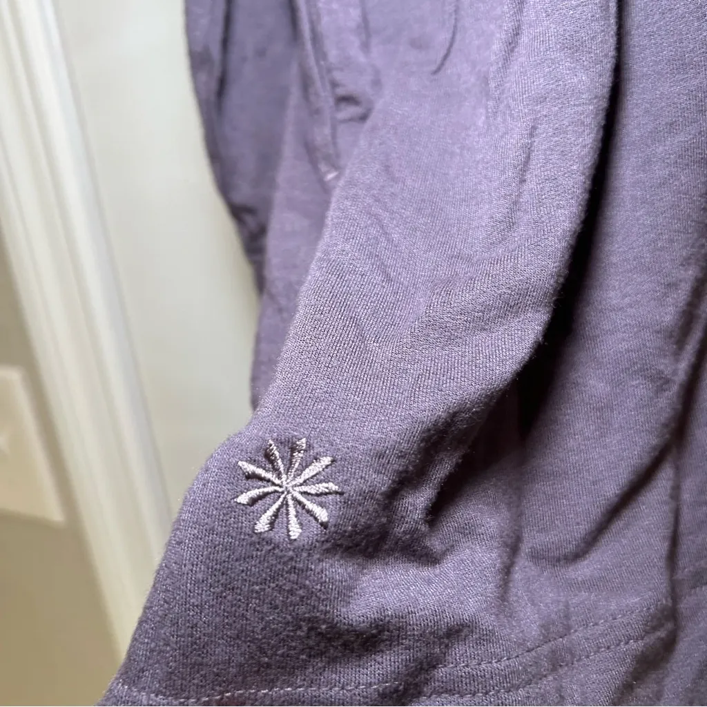 Athleta Deep Purple Open Cardigan women’s xl cozy lounge everyday career office - Image 8