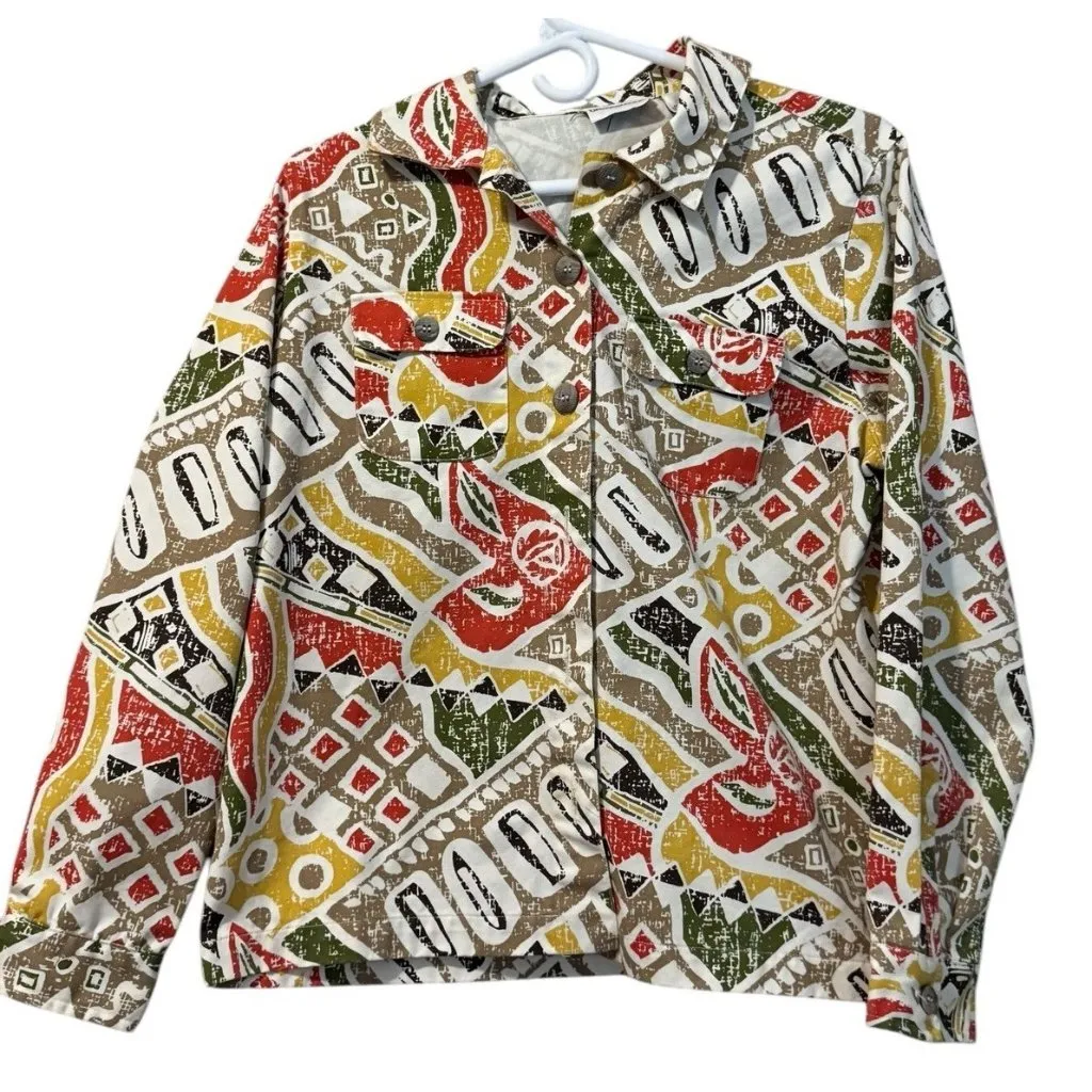 Breckenridge Jacket Size Small Boho Artsy Hippie Classic 90's Retro Spring VTG - Image 1