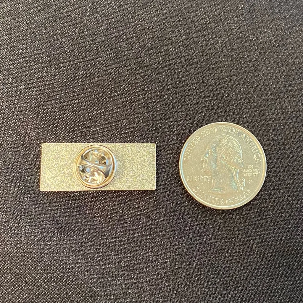 Silly Black and Silver Enamel Pin/Magnet - Image 2