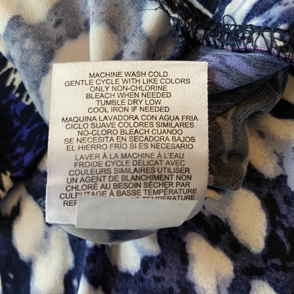 Ellen Tracy women's LG stretchy multi-color long maxi skirt casual dressy - Image 7