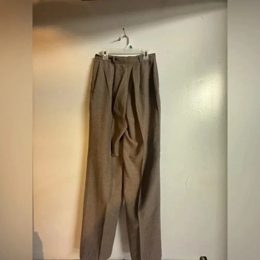 Vintage juniors Smart parts pleated front pants size 9 grey business casual work Gray - Image 2