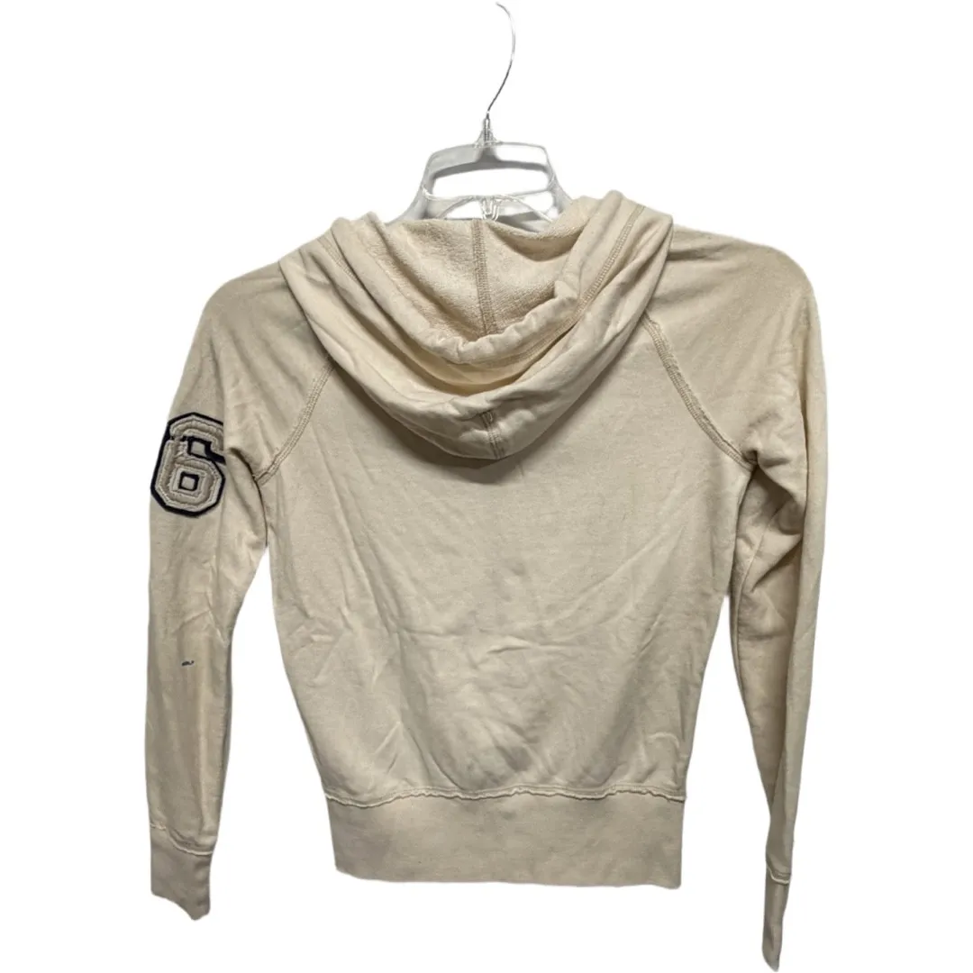 Retro Vintage Y2K Victoria's Secret Cream Full Zip Hoodie Sweatshirt Prep XS - Image 4