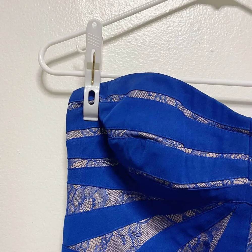 Aidan Maddox Blue Evening Gown - Image 3