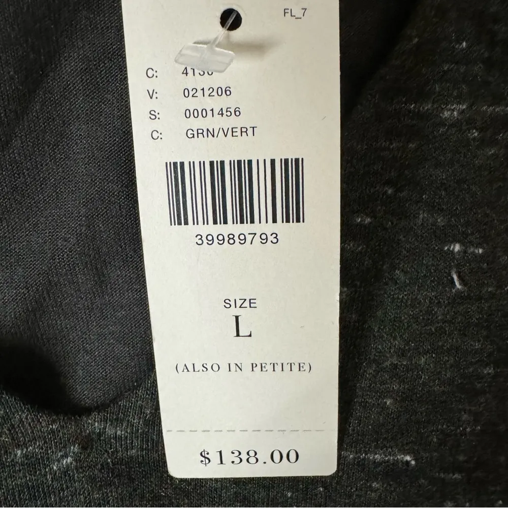 Anthropologie Dolan Left Coast Collection Tied Tee Dress Green Large - Image 8