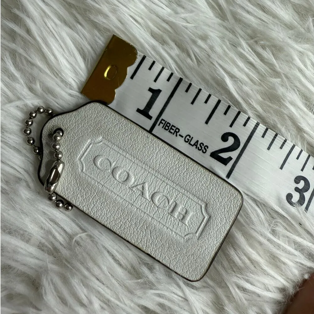 COACH y2k Legacy White Hang Tag Bag - Image 3