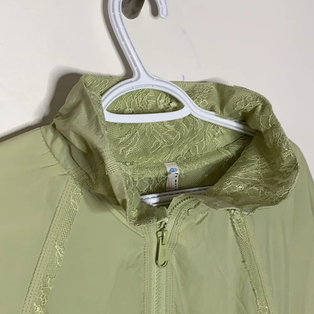 Free People Namaslay tiered ruffle jacket size M - Image 5