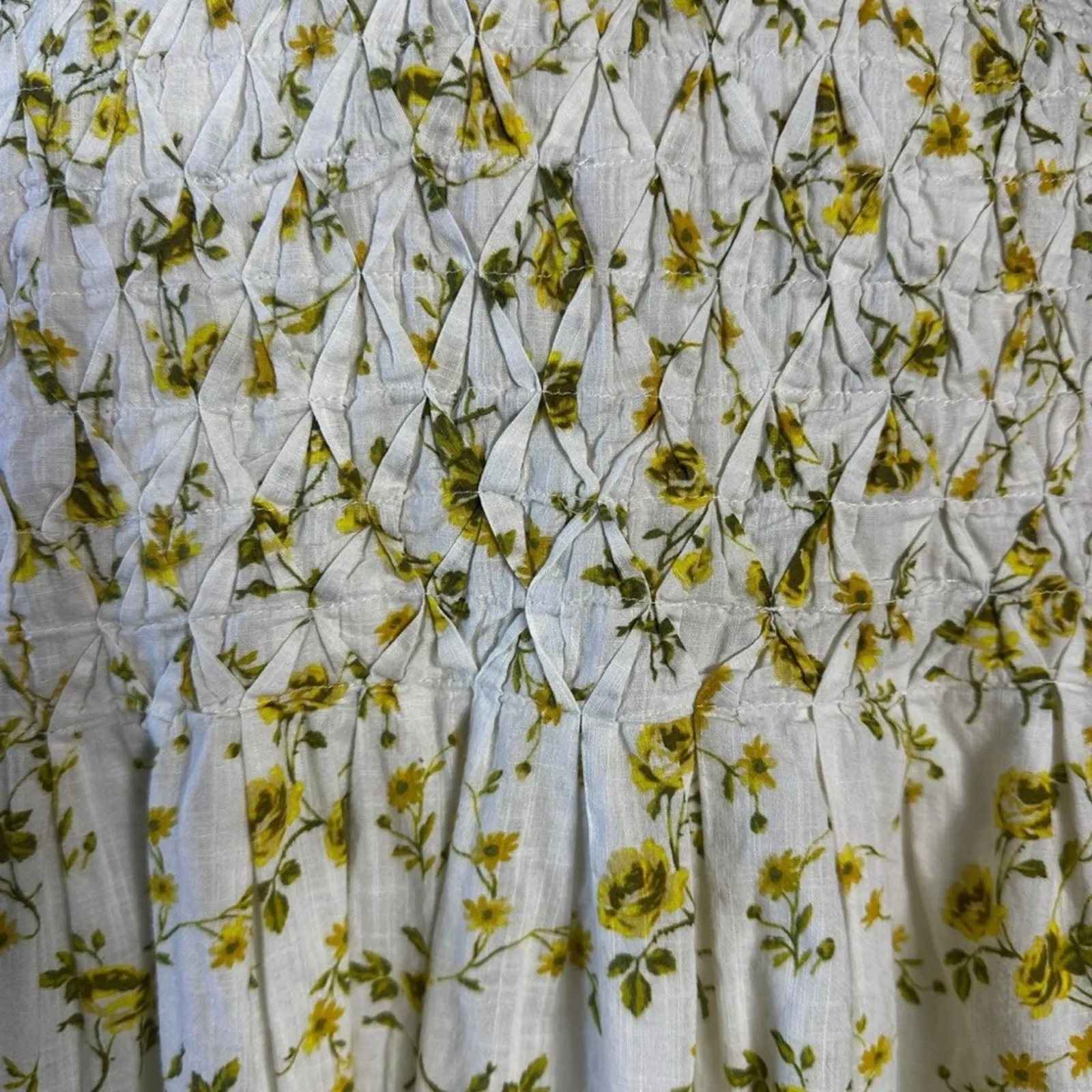 Anthropologie Ethereal Dainty Ditsy Floral Victorian Lace Blouse Large Cottage - Image 12