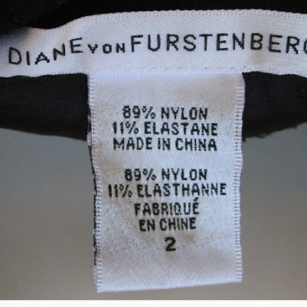 NWOT DVF Diane Von Furstenberg Black Skinny Stretch Pants - Image 8