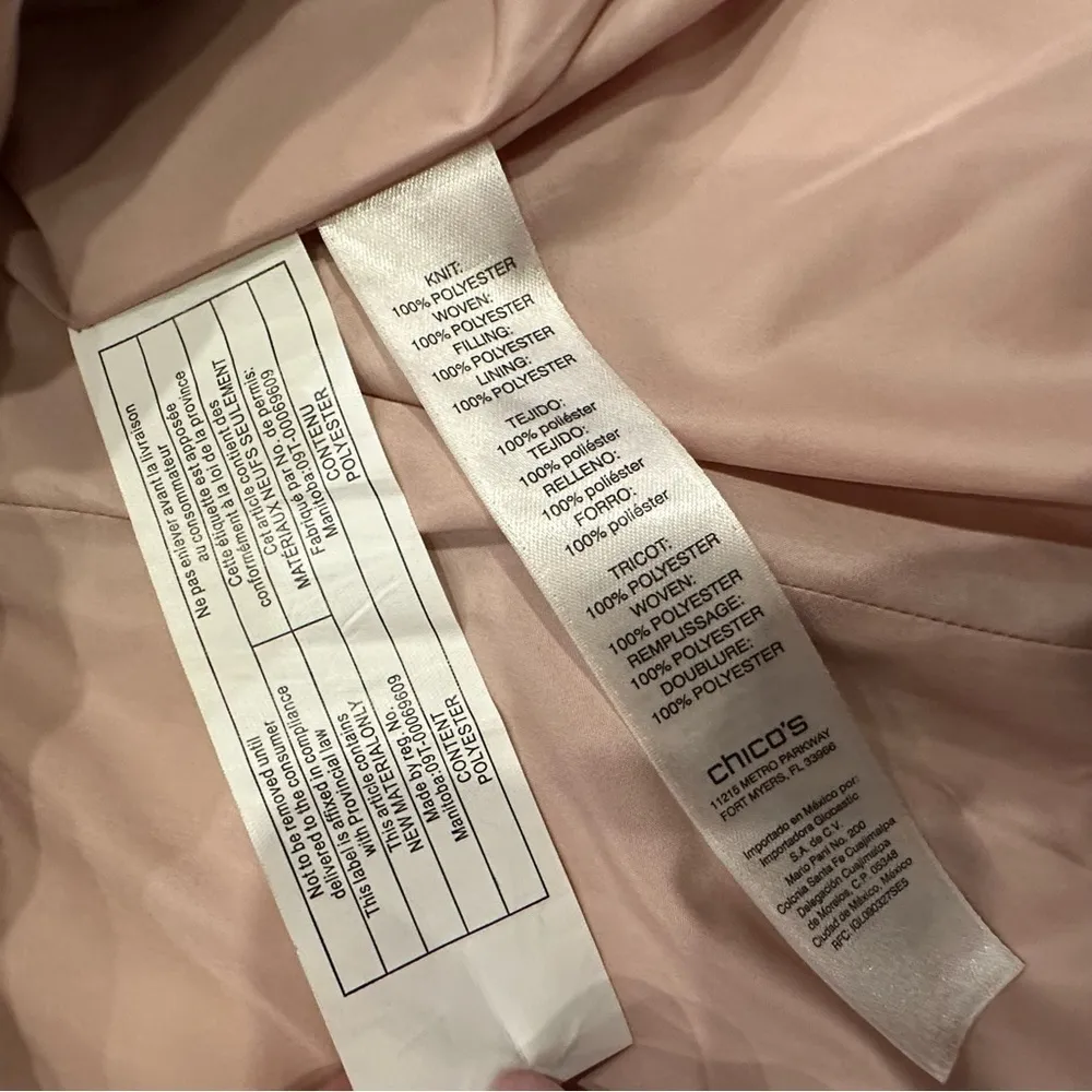 Zenergy By Chico's Women's M Sheer Vest Black Lace Light Pink Fairy Whimsigoth - Image 4