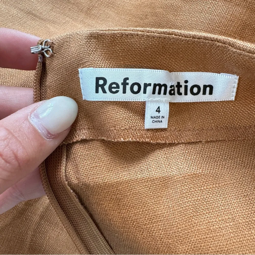 Reformation Justin Linen Pant NWT - Image 11
