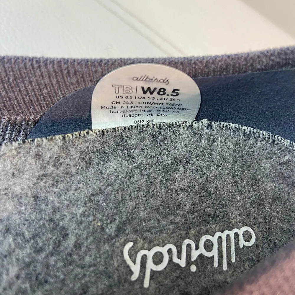 Allbirds Rare Seashell Tree Breezer Comfy Flats Size 8.5 - Image 10