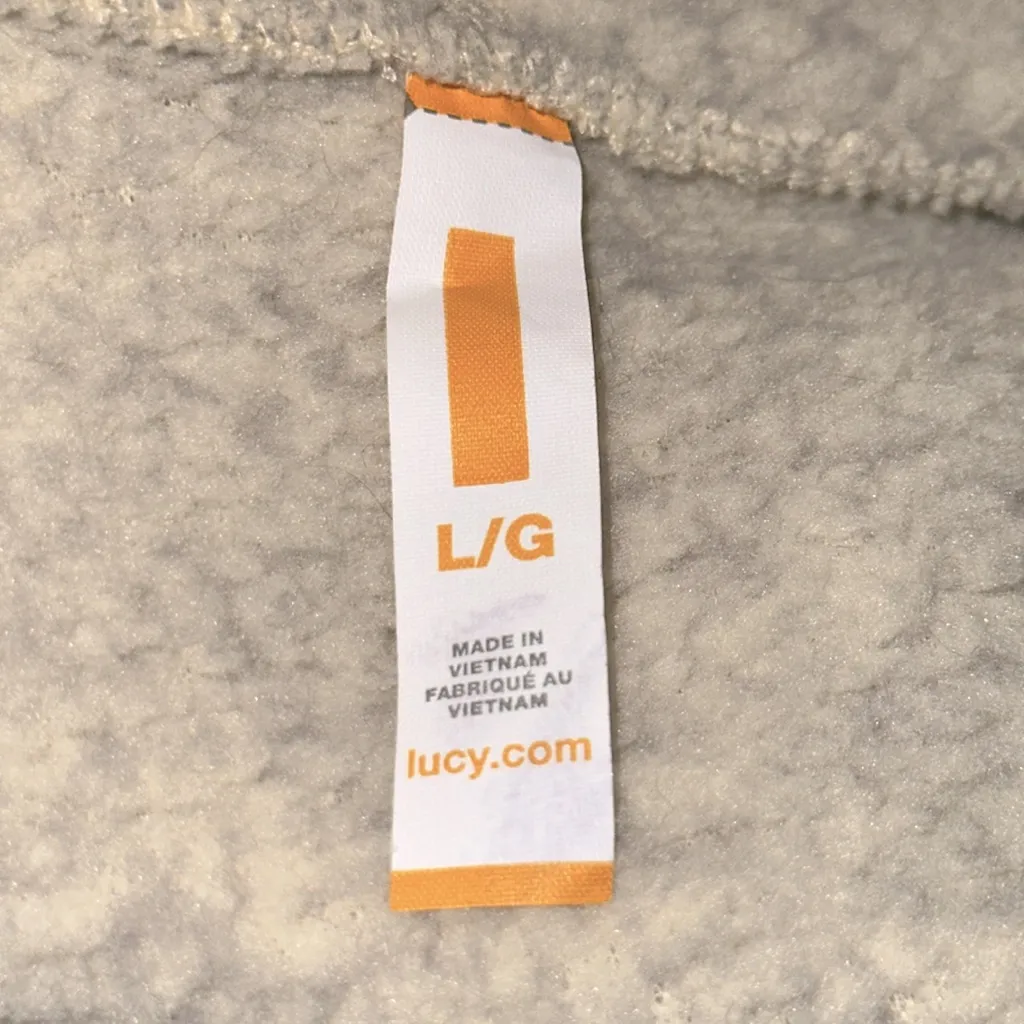 Lucy Hatha Sherpa Vest Large Cozy‎ Teddy Bear Warm Outdoors Tan - Image 11