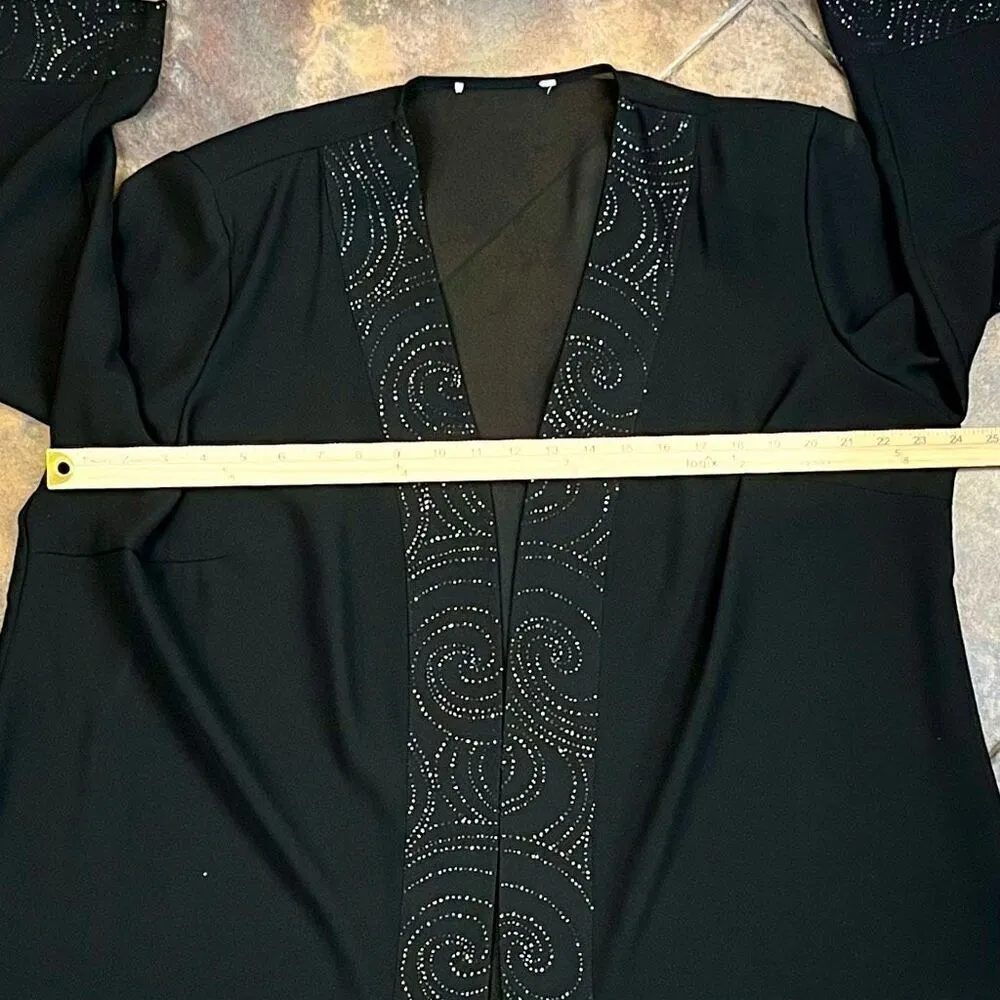 Dana Kay Black Swirl Jacket Tank Set 20WP Size 20W - Image 16