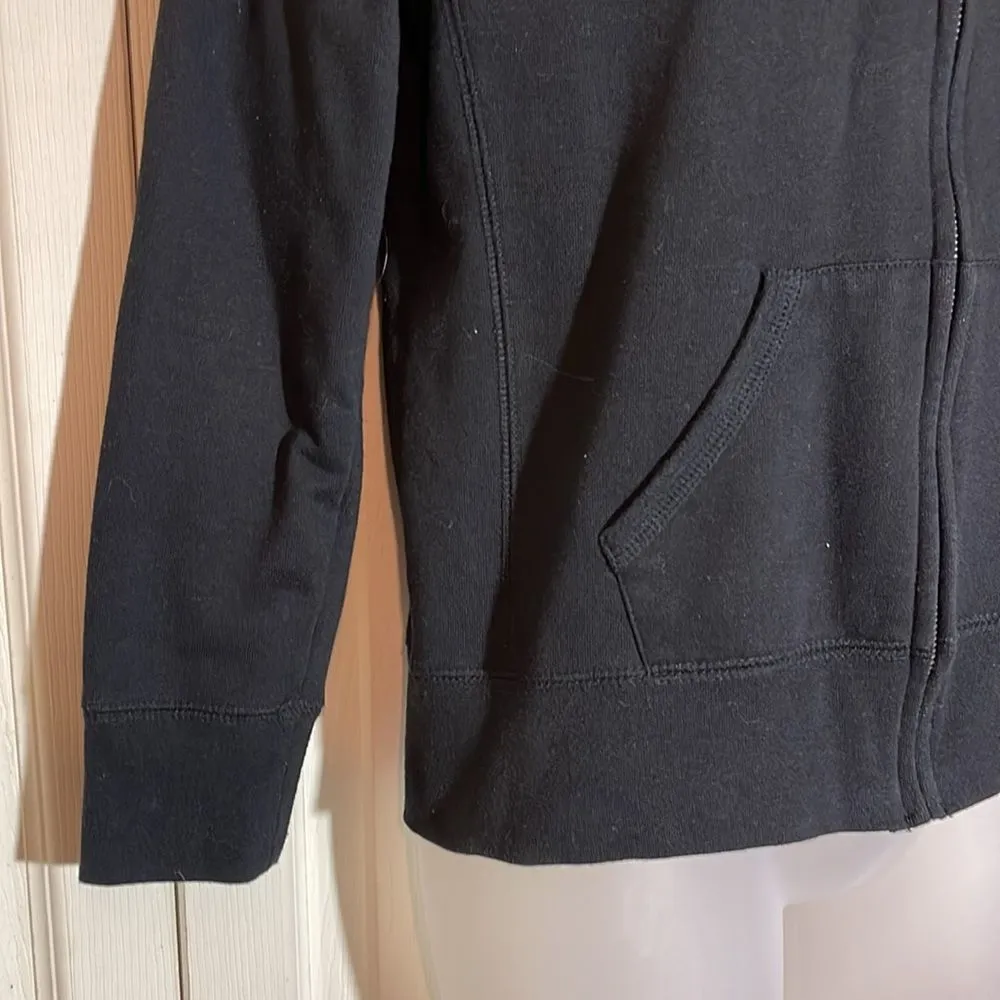 Syracuse Orange Dark Navy Blue Cropped Zip Front Hoodie Colosseum Athletics S - Image 6