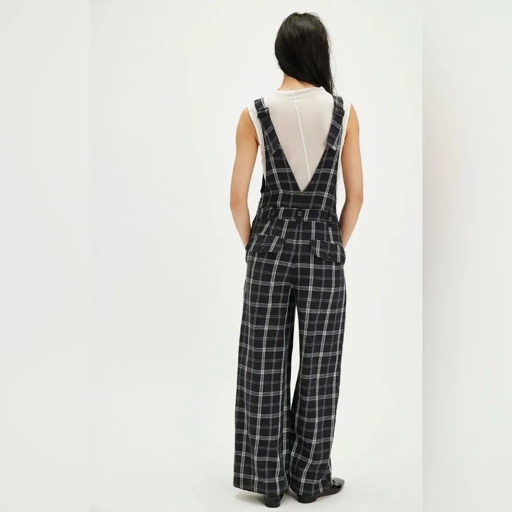 Free People Mara Overalls Black Combo 6 - Image 9