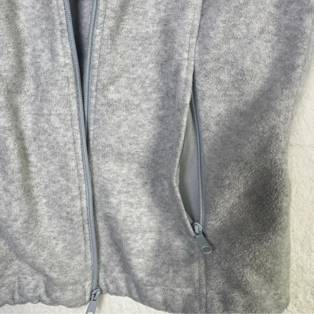 Columbia women’s fleece jacket full zip sawyer rapids 2.0 pockets grey medium - Image 8