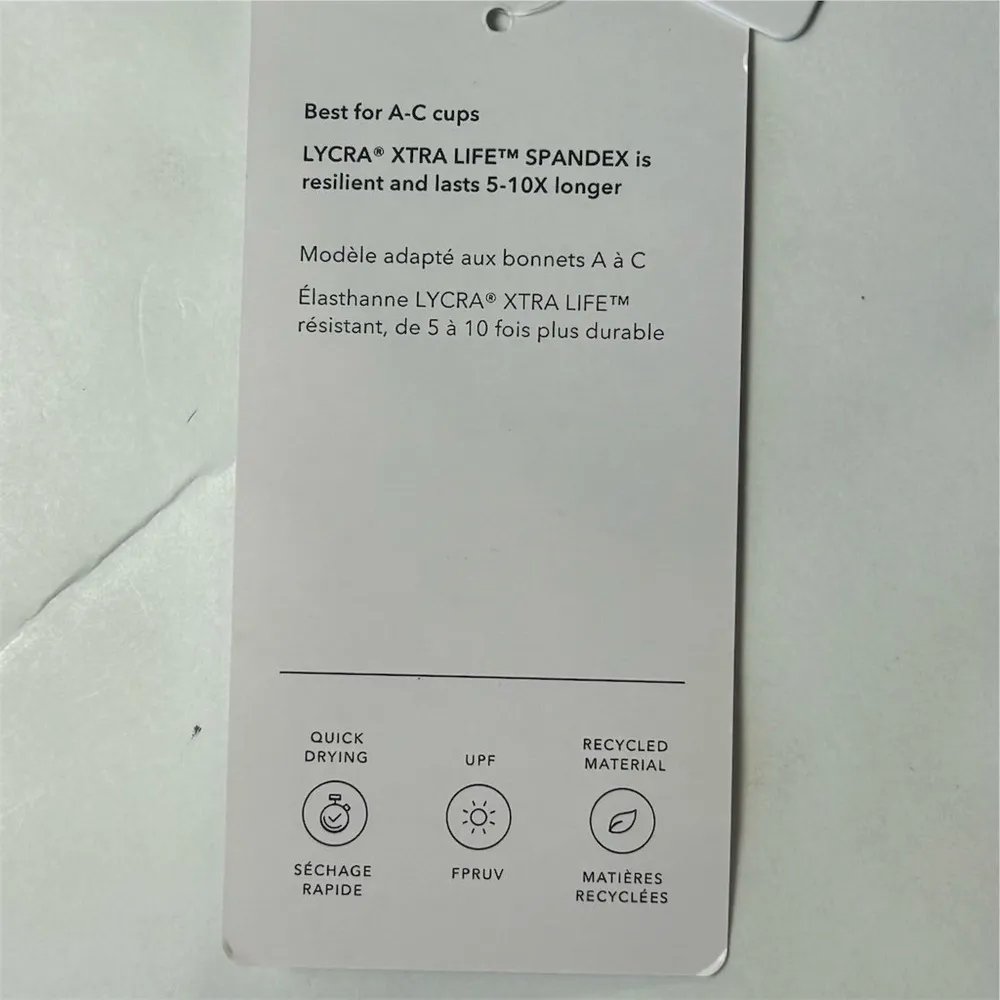 Athleta Women's Camo High Neck Bikini Top Size S Multicolor Athletic NWT - Image 8