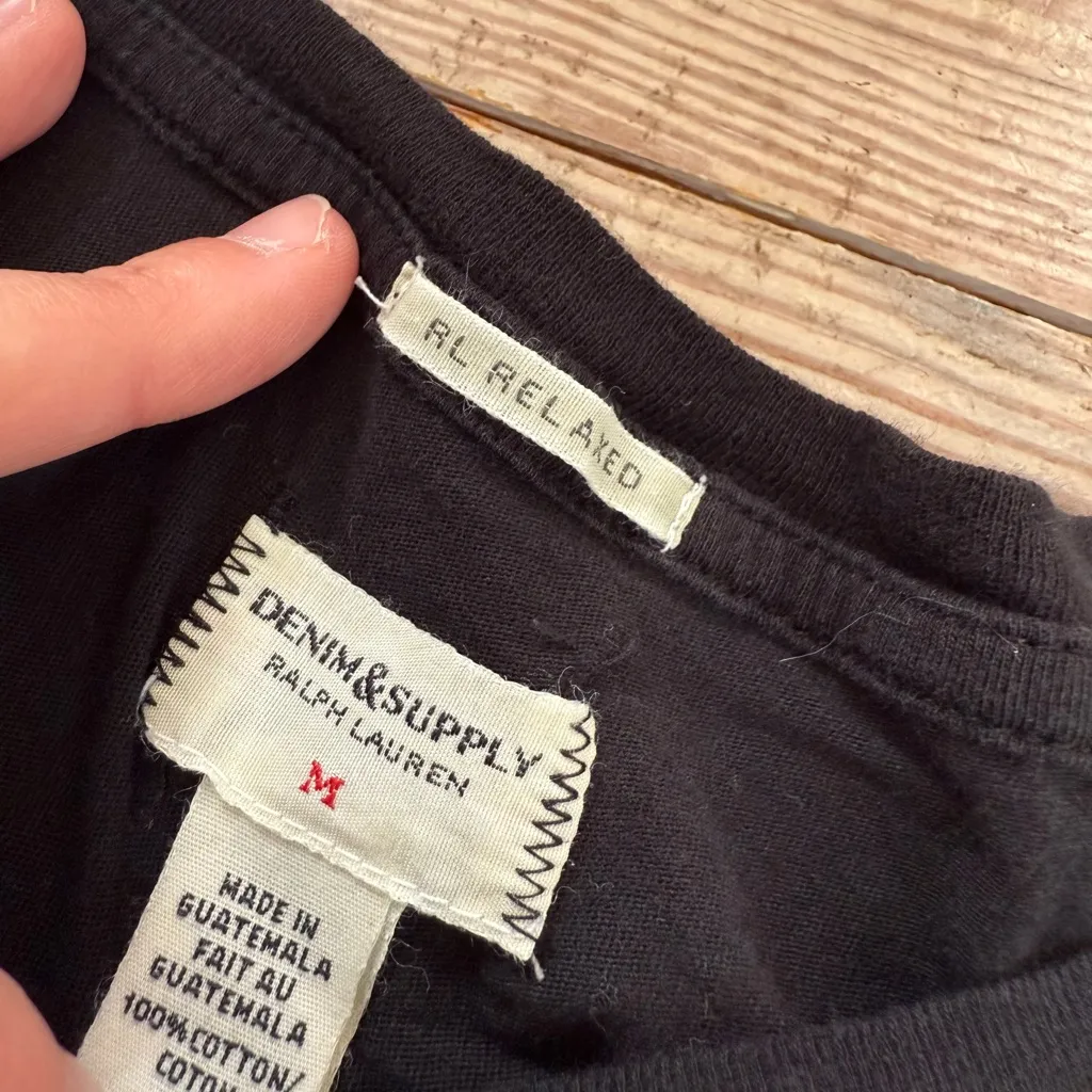 Ralph Lauren denim & supply tshirt size m - Image 2