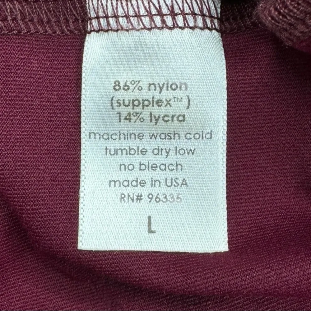 SUSANA MONACO Maroon Cocktail Dress Size L - Image 6