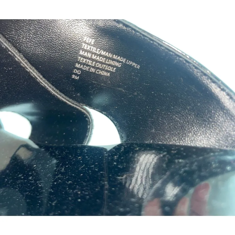 Charles David Size 9 Fefe Black Strappy Wedge Sandal New - Image 4