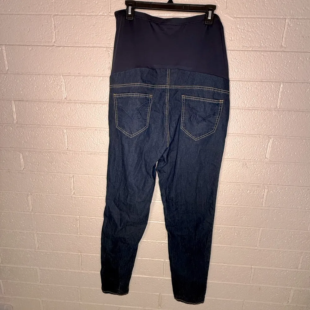 Times Tigo Blue maternity Jeans with Stretchy Fit and Tapered Design Size 1X - Image 2