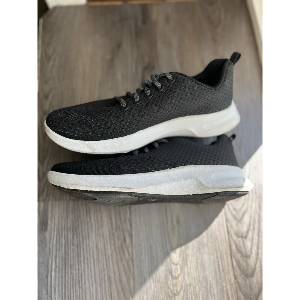 Athletic Works Memory Foam Sneakers Running Shoes Walking‎ Black Size 10 - Image 5