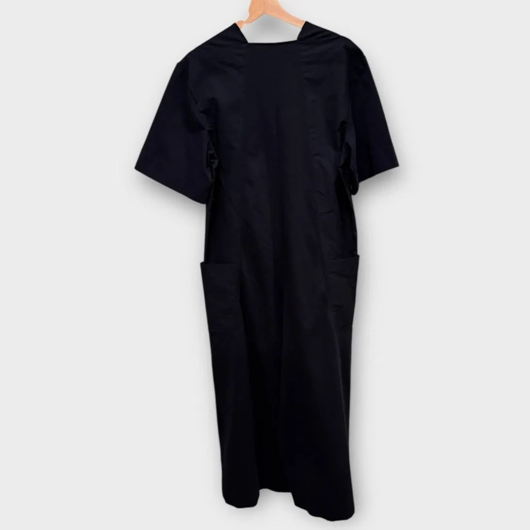 COS  V-Neck Cotton Blend Jumpsuit Size US/Small - Image 7