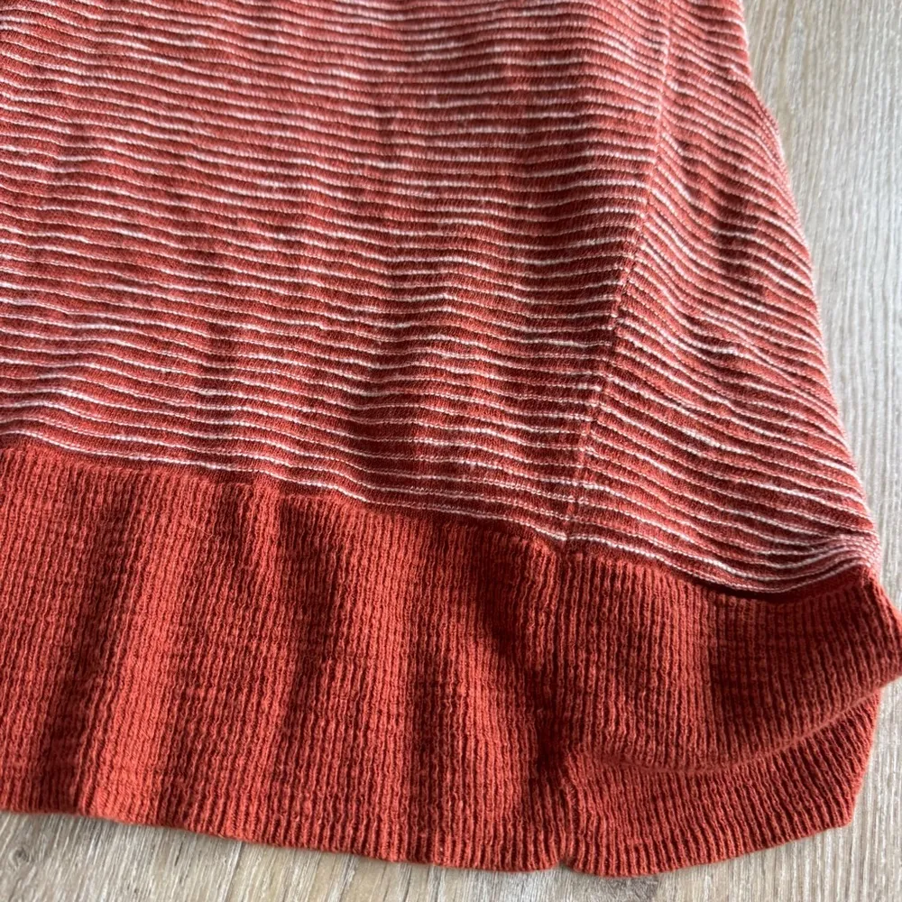 Madewell Summer Ryder Striped Rust Cardigan Sweater - Image 7