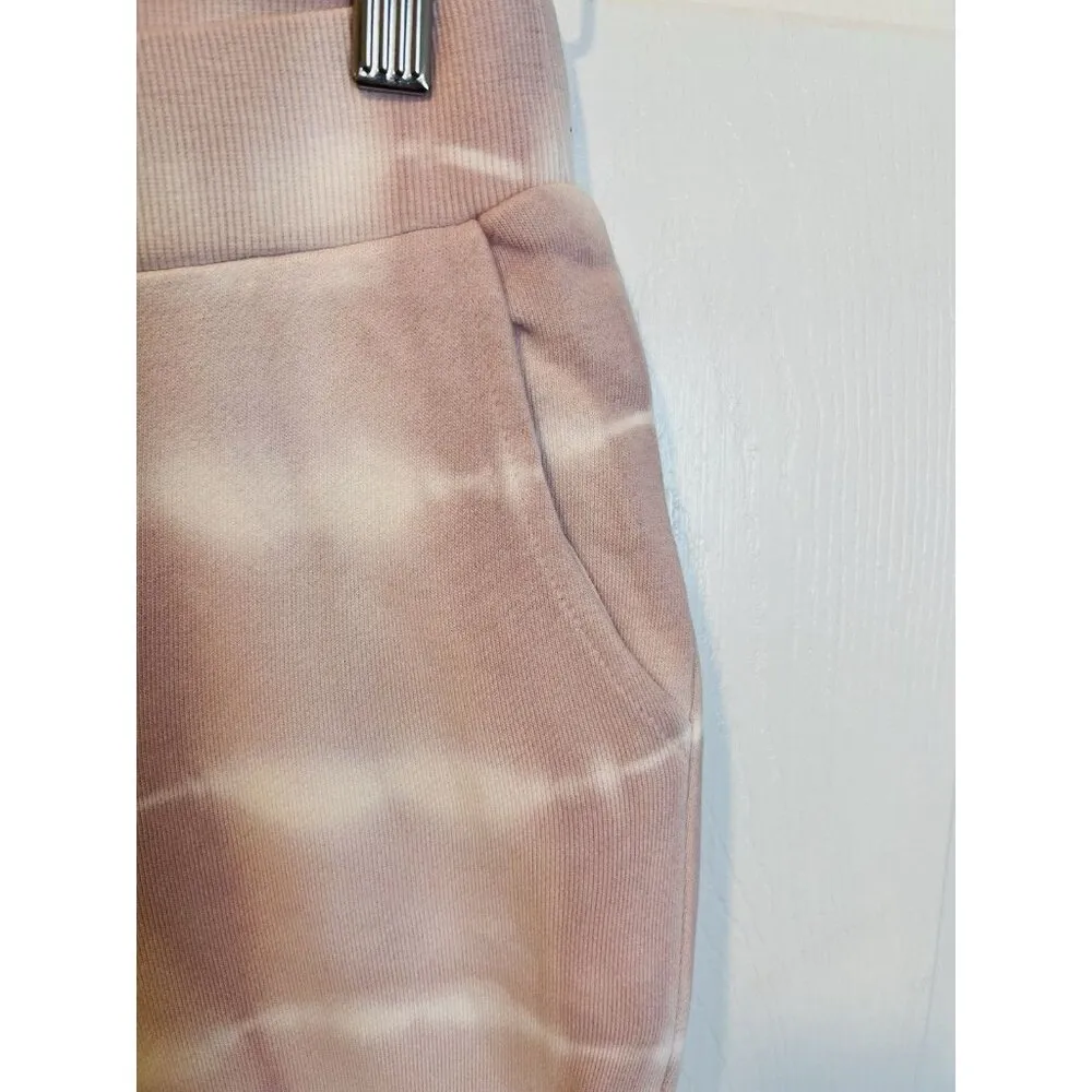 525 America Revolve XS Rose Clay Dip Dye Cotton Jogger Sweatpants NWT - Image 5