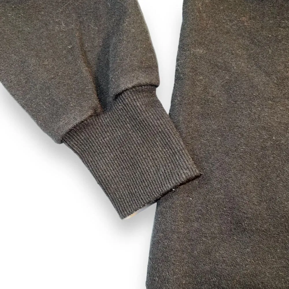 Womens Turtleneck Sweatshirt Top Pullover Long Sleeves Soft Stretchy Black Small - Image 3