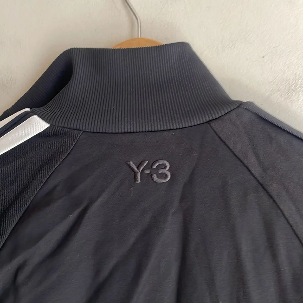 adidas Y-3 by Yohji Yamamoto 3-Stripe Selvedge Matt Track Jacket Black - Image 10