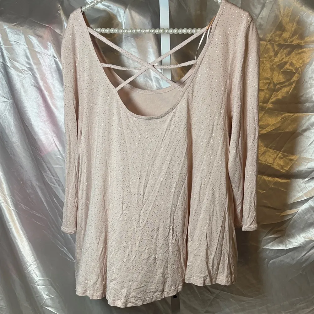 Jennifer Lopez Blush Long Sleeve Top A 0207 - Image 3