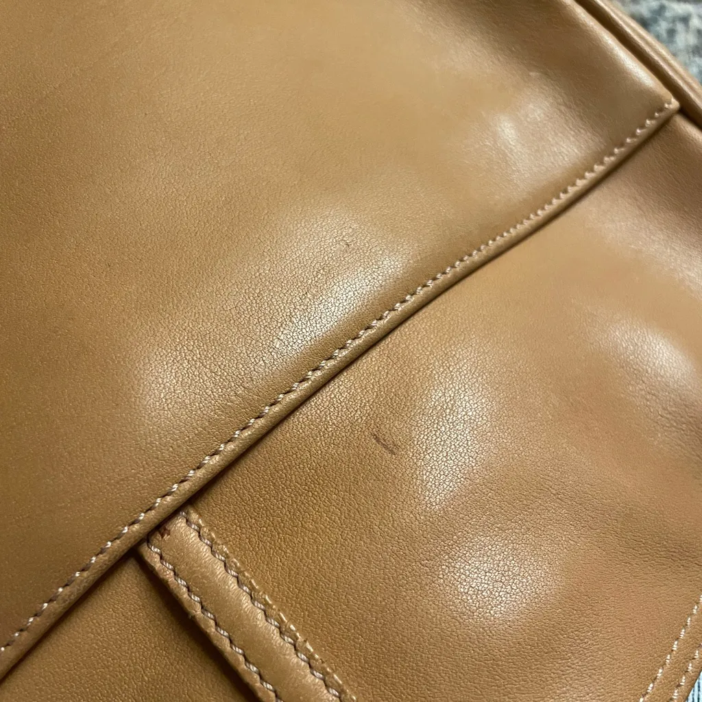 Coach Hamilton Tan Leather Shoulder Bag - Image 3