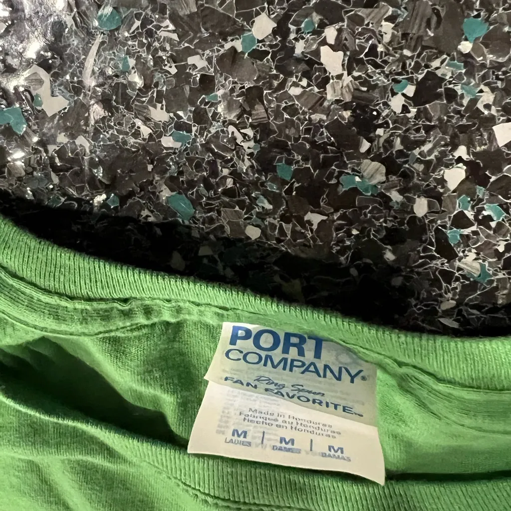 Football Fans Eagles Girl Messy Bun Retro Vintage Women’s Green Medium T - Image 3